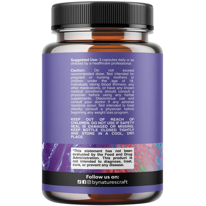 Triple Magnesium Complex Supplement - Hochabsorbierendes Magnesiumtaurat, Glycinat & Malat für Schlaf, Muskeln, Knochen & Stimmung - Non GMO, vegan - 90 Kapseln