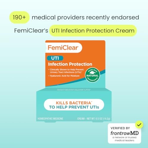 FemiClear Infektionsschutz Vulva-Creme – Schutz vor Harnwegsinfektionen und wiederkehrenden Blasenentzündungen, mit natürlichen Inhaltsstoffen, Intimpflege, topische Creme