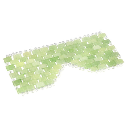 LazyGa Jade Augenmaske – Kühlende Gesichtsmaske mit 100% echtem Jade für Warm- und Kältetherapie gegen Falten, Schwellungen, Migräne und Anti-Aging