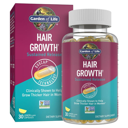 Garden of Life Haarwachstum DuoCaps für Frauen und Männer, 30 Kapseln