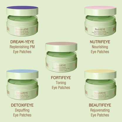 Pixi Beauty NutrifEYE Beruhigende Rosen-Augen-Gel-Pads | Augenmasken gegen Schwellungen mit Rose, Aloe Vera und Kamille zur Hydratation, Beruhigung und Entschwellung | 30 Paare / 60 Patches