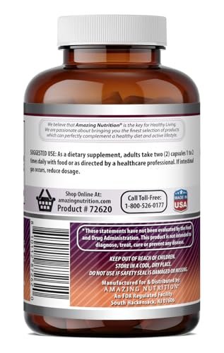 Amazing Formulas MSM (Methylsulfonylmethan) Nahrungsergänzungsmittel | 2000 mg pro Portion | Kapseln | Non-GMO | Glutenfrei | Hergestellt in den USA (120 Kapseln | Packung mit 1)