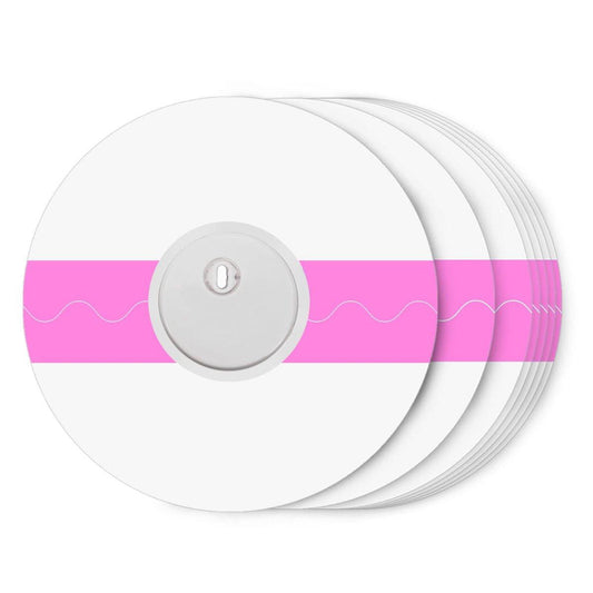 HONYOU 60er-Pack durchsichtige Klebepflaster für Freestyle 14-Tage-Sensor & Libre 3 Plus Sensor – wasserdichte CGM-Pflaster, hypoallergen, latexfrei, atmungsaktiv, ohne Klebstoff in der Mitte, ohne Lochdesign