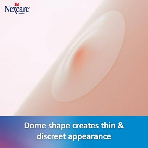 Nexcare Dünne und Transparente Akne-Pflaster, Hydrokolloid-Pflaster zur Absorption von Eiter und Öl aus verstopften Poren, mit Lasche zur einfachen Entfernung – 39 Pickel-Patches