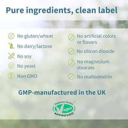 Igennus Pure Methyl Folat 400 mcg – 180 Tabletten, 6-Monatsvorrat, vegane, methylierte Form von Folsäure (5-MTHF), geeignet für die Schwangerschaft