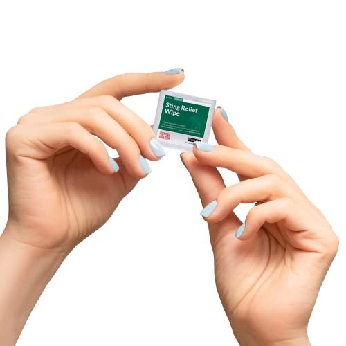 Ever Ready First Aid Sting Relief Wipes, 100er-Pack – Kühlende & beruhigende Insektenstich-Hilfe