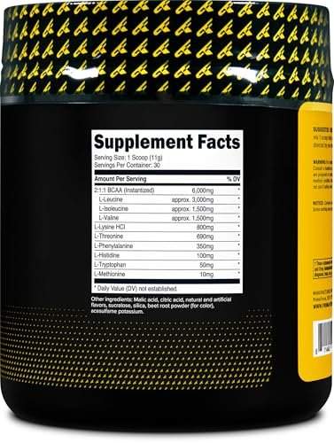 Primaforce EAA Pulver (30 Portionen) | Essentielle Aminosäuren für Pre/Intra Workout und Erholung – Nicht-GMO und Glutenfrei (Wassermelone)