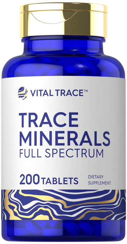 Carlyle Spurenelemente | 200 Tabletten | Vollspektrum-Komplex | Non-GMO & Glutenfrei | von Vital Trace