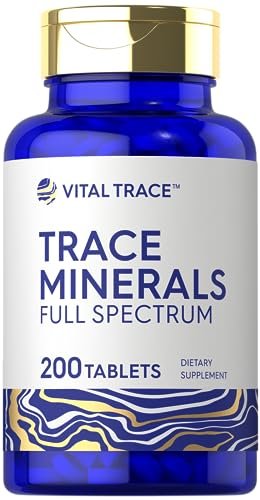 Carlyle Spurenelemente | 200 Tabletten | Vollspektrum-Komplex | Non-GMO & Glutenfrei | von Vital Trace