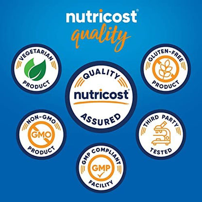 Nutricost Boswellia Extrakt 180 Kapseln für 90 Portionen pro Flasche - Glutenfrei & GVO-frei, Vegan