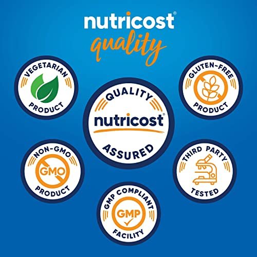 Nutricost Calcium D-Glucarat 500mg, 120 Kapseln - Glutenfrei, Non-GMO, Vegetarierfreundlich