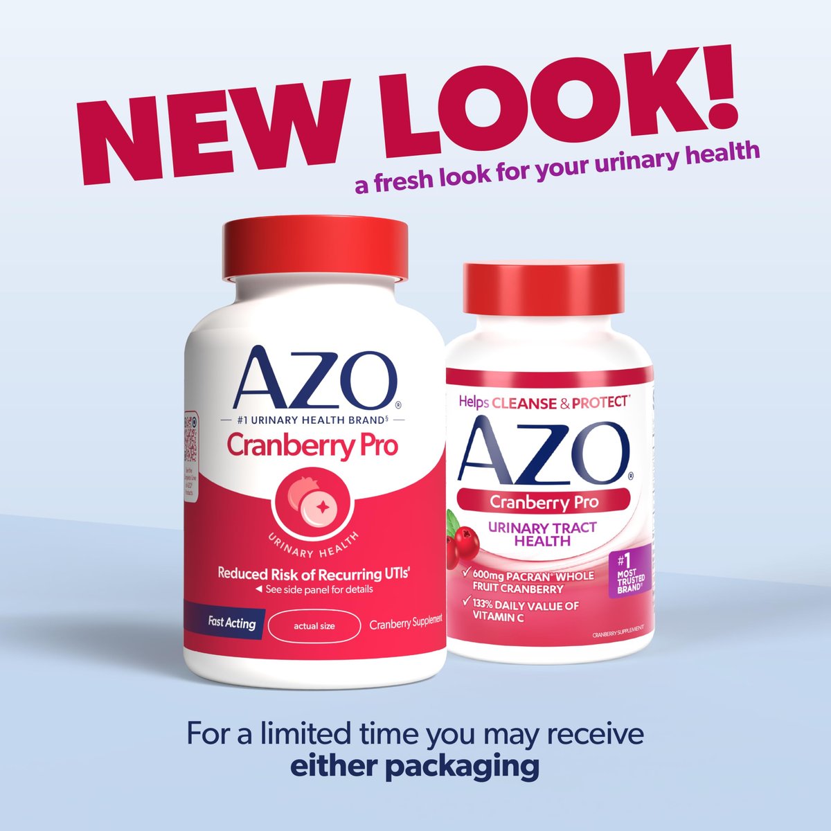 AZO Cranberry Pro – Cranberry-Kapseln für Frauen & Männer, 600 mg Pacran, mit konzentriertem Vollfrucht-Cranberry-Pulver zur Unterstützung der Harnwegsgesundheit*, zuckerfrei, ohne Gentechnik, 100 Softgels