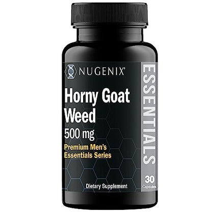 Nugenix Essentials Bockshornklee-Extrakt – Epimedium-Extrakt – 30 Kapseln