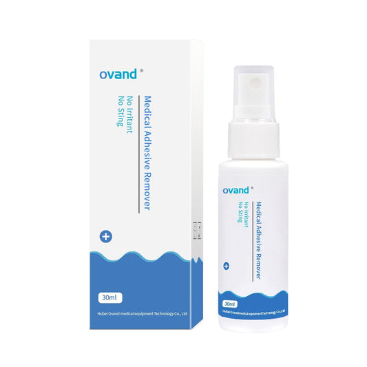 Medizinischer Klebstoffentferner Spray - 30 ml. Sanfter Ostomie-Klebstoffentferner: Kleberentferner für Haut, Stoma, Brustprothese, Klebeband
