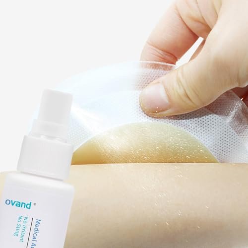 Medizinischer Klebstoffentferner Spray - 30 ml. Sanfter Ostomie-Klebstoffentferner: Kleberentferner für Haut, Stoma, Brustprothese, Klebeband