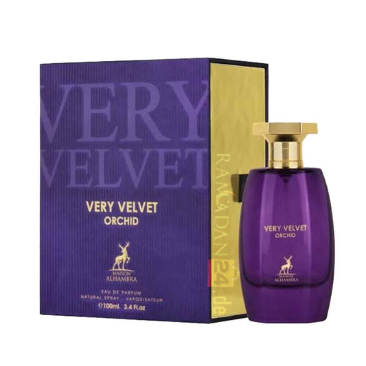 Maison Alhambra Very Velvet Orchid Eau de Parfum 3,4 oz (100 ml) – Luxuriöser Damenduft