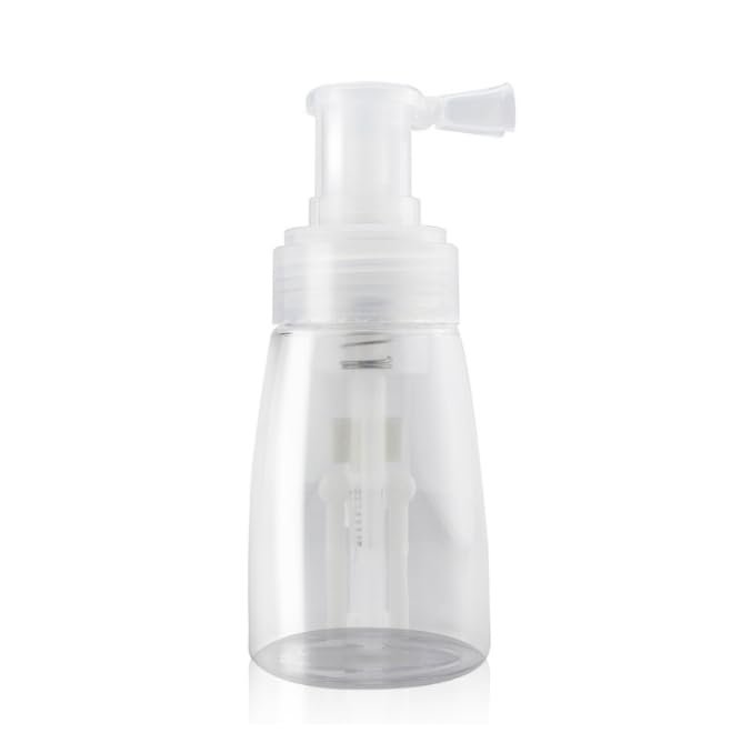 Duehut 180ml Puder-Sprühflasche, nachfüllbarer Haar-Faser-Applikator für Reisen, Zuhause, Beauty-Salon