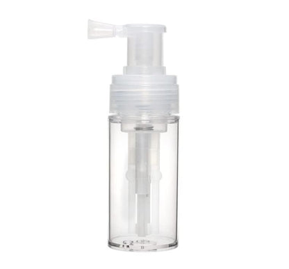 Duehut 110ml Pulverflasche - Nachfüllbarer Reise-Sprühflakon aus PET für Haar-Puder, Kosmetik und mehr - Weiß