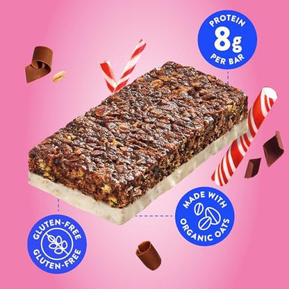 LUNA Bar – Chocolate Peppermint Stick – Glutenfreie Snackriegel – Proteinriegel mit Bio-Hafer – Non-GMO – 12er-Pack