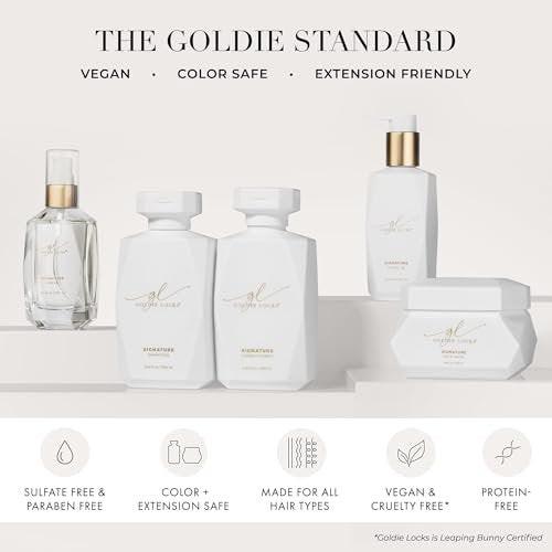 Goldie Locks Flyaway Fix Hydrating Pomade Stick - Bändigt fliegende Haare und Frizz - Leichter, nicht fettender Halt - Sicher für Extensions & coloriertes Haar - Protein-frei - 0,5 oz