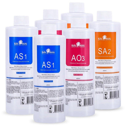 YMEYFAN Hydrate Solution für Gesichtsbehandlungen – 6er-Pack (400 ml) für Wasserstoff-Sauerstoff-Gesichtsmassagegeräte, Aqua-Peeling-Lösung, feuchtigkeitsspendendes Serum für die Gesichtshautpflege