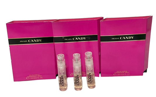 Prada Candy Eau de Parfum Probenduo – 3 x 1,2 ml Sprühproben für Damen
