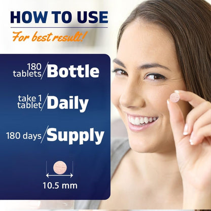 Vitamatic Folsäure, Vitamin B12 & B6 – 180 schnell lösliche Tabletten für Herzgesundheit, Energieproduktion & Unterstützung der roten Blutkörperchen