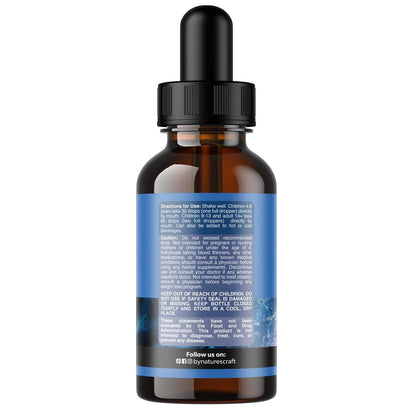 Hochdosierte L-Theanin Liquid Drops – Nootropikum Fokus Ergänzung mit L Theanin 200mg pro Portion und Kamillenextrakt für Erwachsene und Kinder Entspannung und Fokus – 60 ml