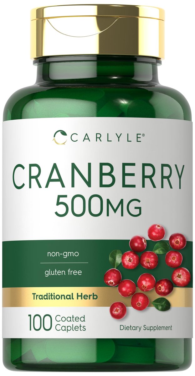 Carlyle Cranberry Kapseln | 100 Kapseln | Nicht-GVO, Glutenfrei für Männer & Frauen