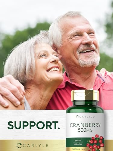 Carlyle Cranberry Kapseln | 100 Kapseln | Nicht-GVO, Glutenfrei für Männer & Frauen