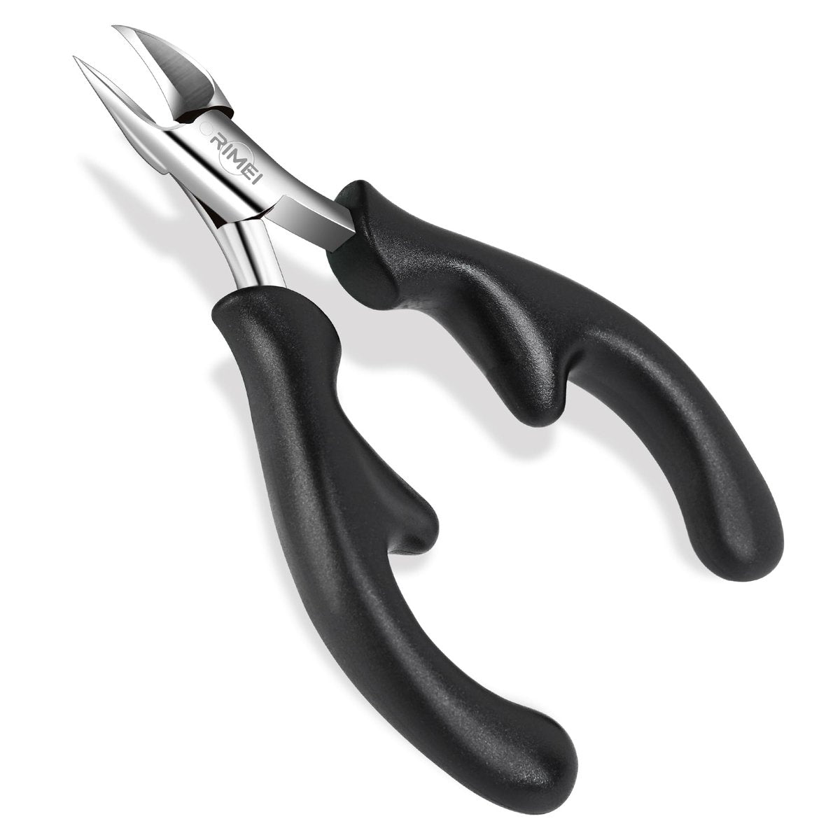 RIMEI Zehennagelknipser – Professioneller Nagelknipser für dicke & eingewachsene Nägel, Edelstahl gebogene Klinge, Podologen empfohlen