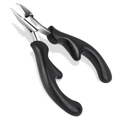 RIMEI Zehennagelknipser – Professioneller Nagelknipser für dicke & eingewachsene Nägel, Edelstahl gebogene Klinge, Podologen empfohlen
