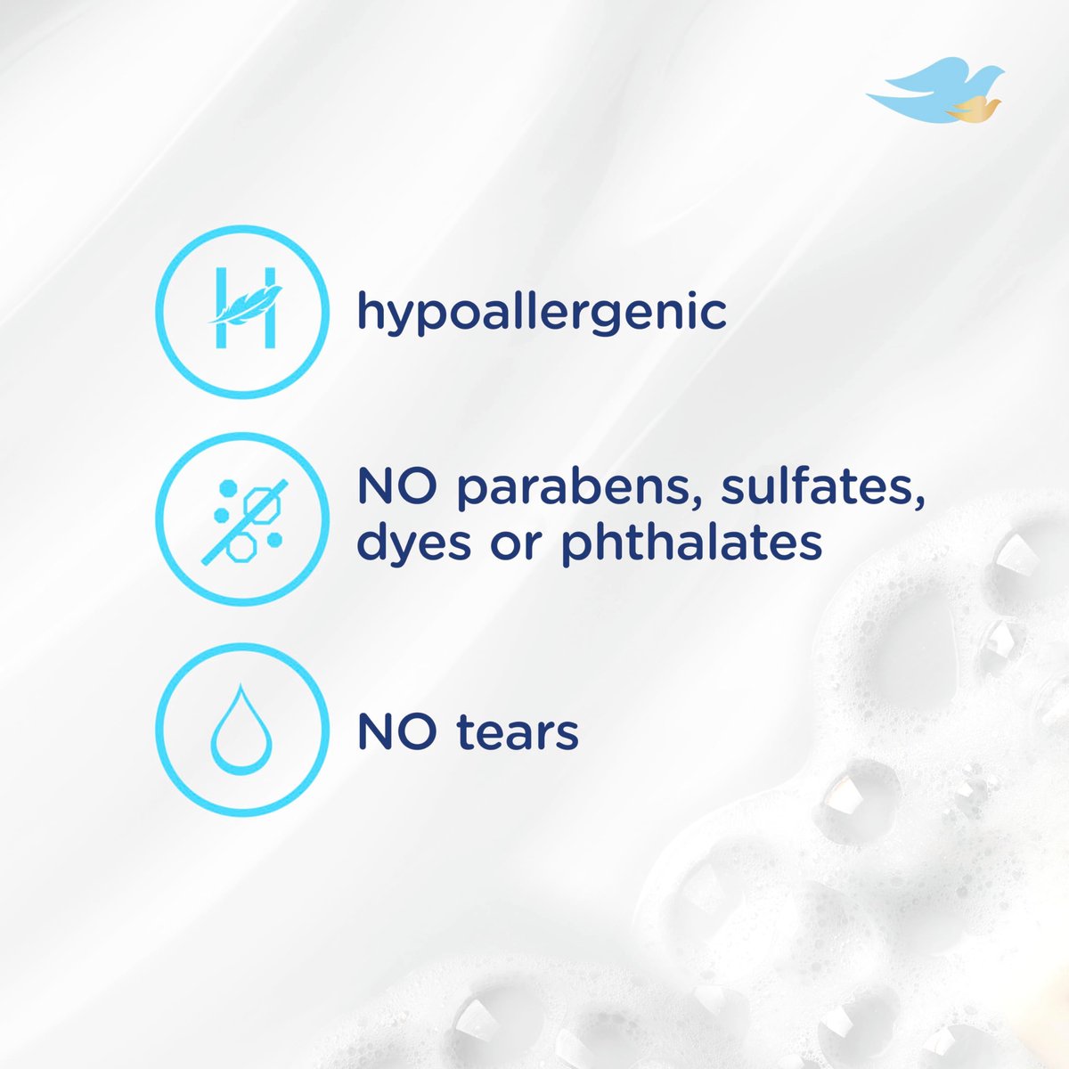 Baby Dove Sensitive Skin Feuchtigkeitsspendendes Duschgel | Tränenfrei & Hypoallergen | Pädiatrisch getestet | 1000 ml