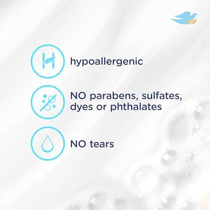Baby Dove Sensitive Skin Feuchtigkeitsspendendes Duschgel | Tränenfrei & Hypoallergen | Pädiatrisch getestet | 1000 ml