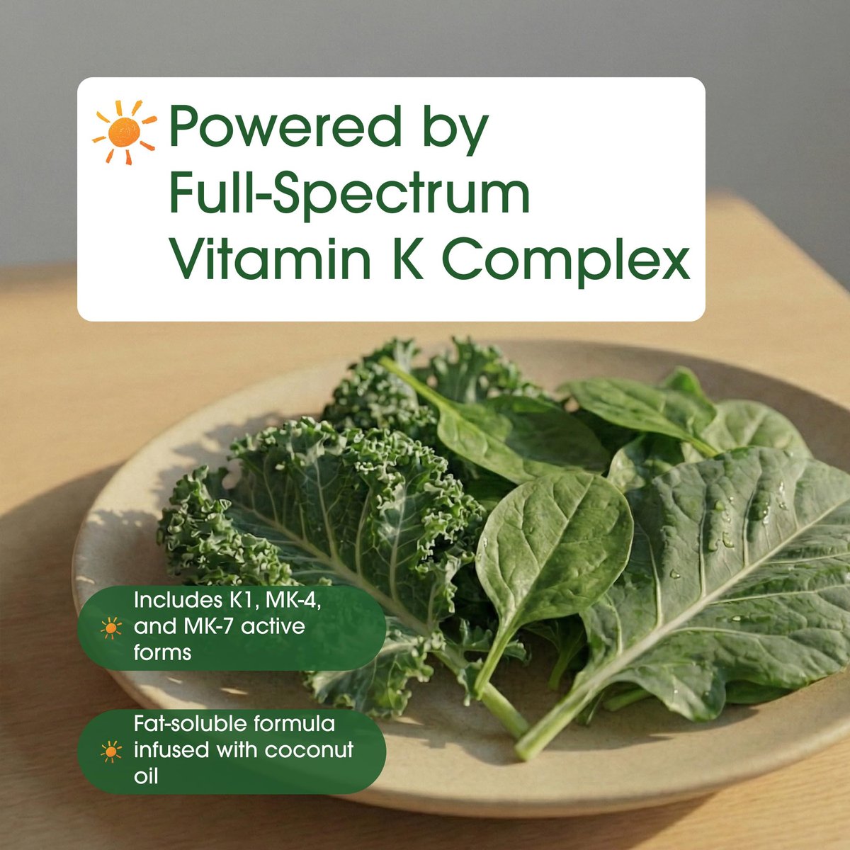 NatureBell Vitamin K Komplex - 300 Weichkapseln - 2.600 mcg Vitamin K - Vollspektrum Knochen- & Herzgesundheit - Hochabsorbierbares K1 & K2 MK-4 & MK-7*