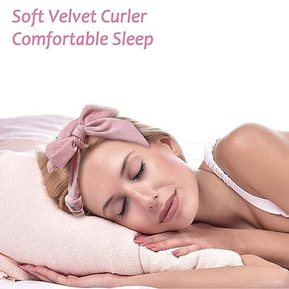 Heatless Curls Overnight Headband, 70 Zoll - No Heat Haarcurler für mittellanges bis langes Haar, Pink