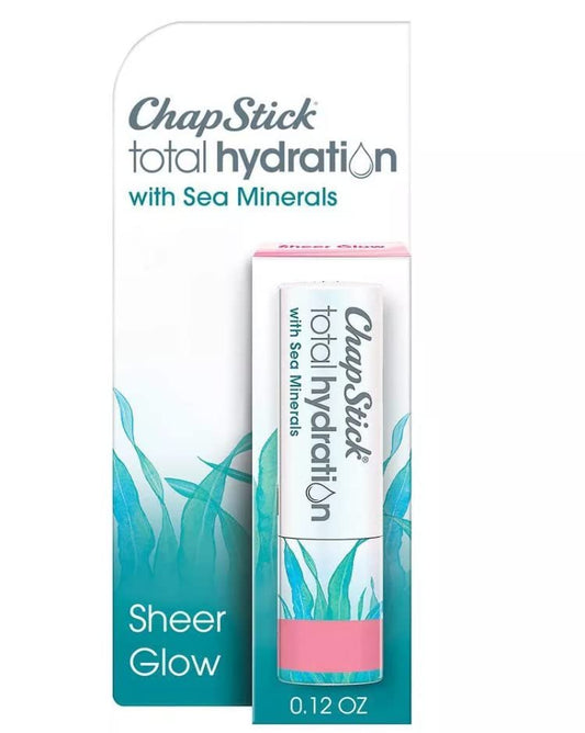 Chapstick Total Hydration Sea Minerals Lip Balm – 0,12 oz (Sheer Glow)