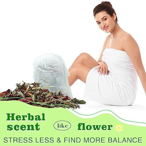 Yoni Kräuter für Frauen zur Reinigung – pH-Balance & Regeneration, 100% natürliche V-Steam-Kräuter, organische Kräutermischung, 7 Filterbeutel, 3,17 Unzen