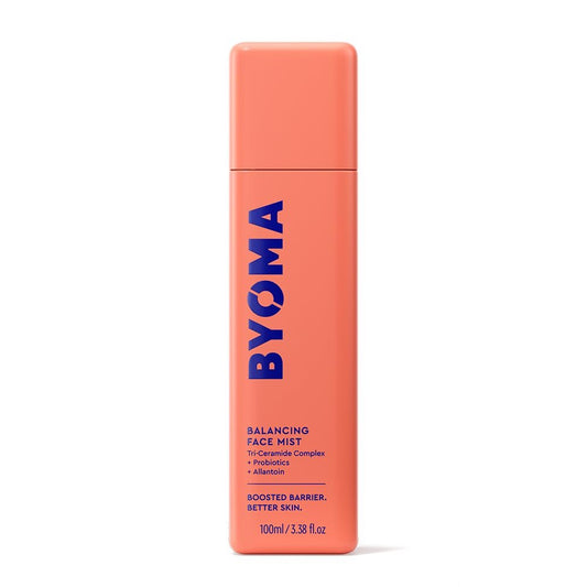 BYOMA Balancing Face Mist – pH-ausgleichendes Gesichtsspray mit Ceramiden, Probiotika & Allantoin – Alkoholfreier Toner-Spray – Ausgleichen, Beruhigen & Erfrischen den ganzen Tag – 100 ml