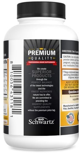 BioSchwartz Kurkuma Quercetin mit Bromelain – Natürliche Extra-Stärke Immun- und Gelenkunterstützung mit BioPerine Schwarzer Pfeffer für maximale Absorption – Vegan, Nicht-GVO, 90 Kapseln