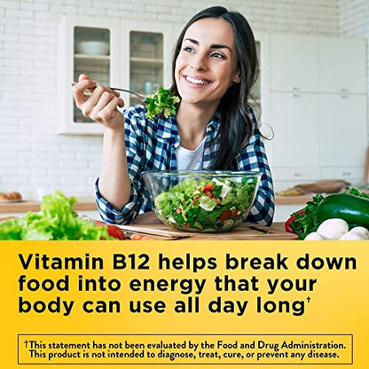 Nature Made Vitamin B12 1000 mcg – 90 Softgels für den Energiestoffwechsel