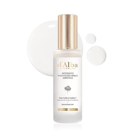 d'alba Piedmont Intensive Vegan Volufiline Spray Ampulle, Milchiges Spray-Serum, Hautstraffung, Premium-Elastizitätspflege, 50.000 ppm Volufiline Ampulle (50 ml)