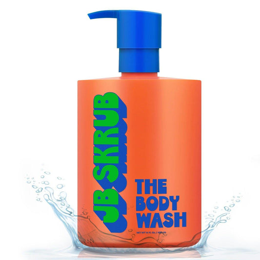 JB SKRUB Body Wash für Jungen – pH-ausgeglichener Schaumreiniger für Kinder, Tweens & Teens – Frischer Citrusduft – Bekämpft Geruch & Ausbrüche – 400 ml