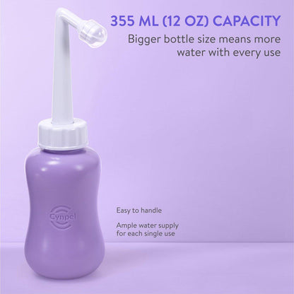 Cynpel Peri Bottle – Tragbares Reise-Bidet für Männer und Frauen – Notwendiges für die Kliniktasche – Nach der Geburt Pflege für Mütter – Perinealsprayflasche