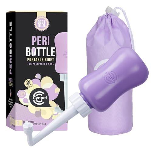 Cynpel Peri Bottle – Tragbares Reise-Bidet für Männer und Frauen – Notwendiges für die Kliniktasche – Nach der Geburt Pflege für Mütter – Perinealsprayflasche