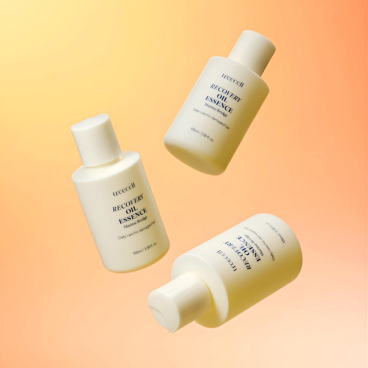 Treecell Recovery Oil Essence 100 ml – Schutz vor Umweltbelastungen, UV-Strahlen und Hitzestyling | Intensive Pflege für trockenes, geschädigtes Haar | Nicht fettend | Reduziert Haarbruch