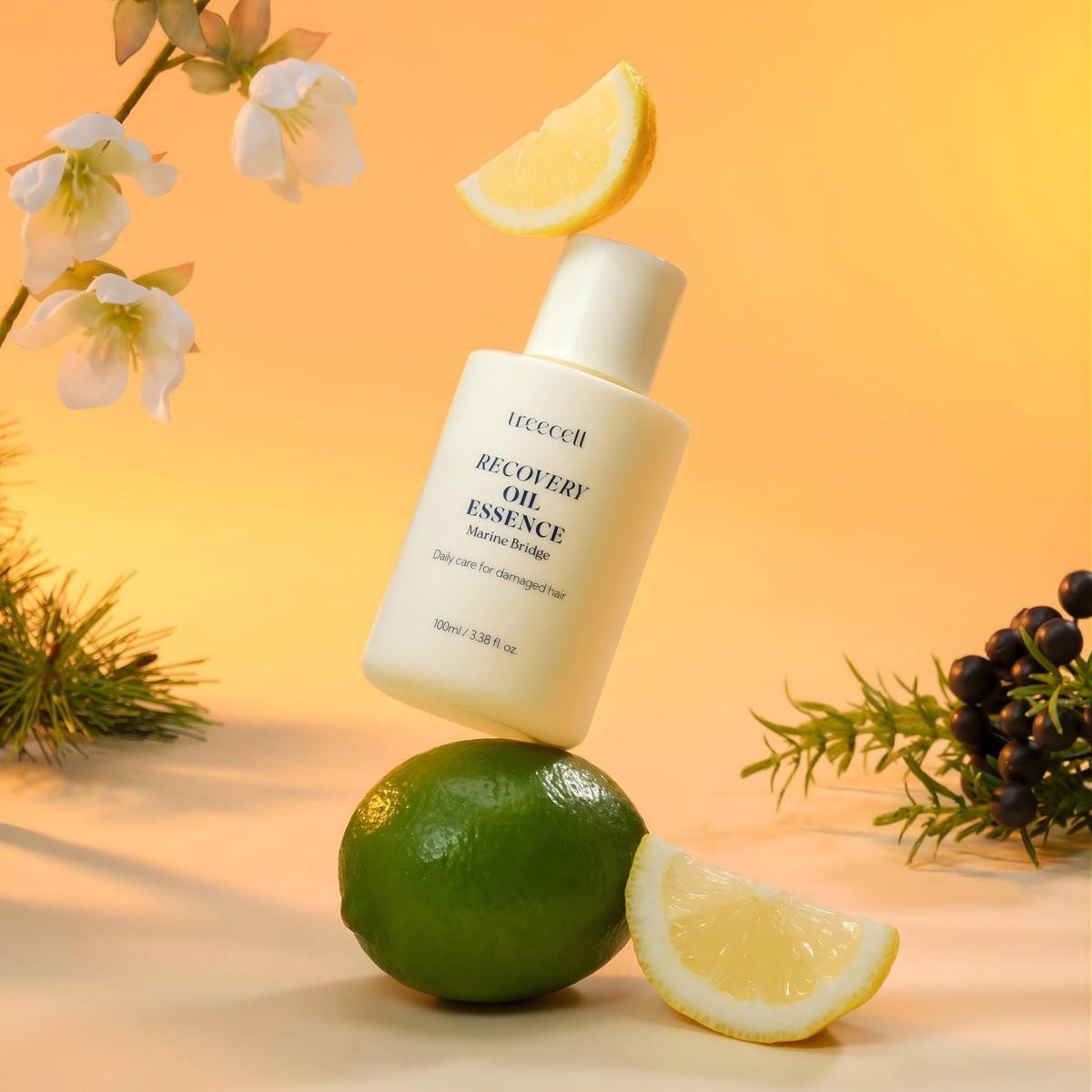 Treecell Recovery Oil Essence 100 ml – Schutz vor Umweltbelastungen, UV-Strahlen und Hitzestyling | Intensive Pflege für trockenes, geschädigtes Haar | Nicht fettend | Reduziert Haarbruch