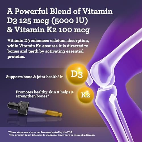 GuruNanda Schwarzkümmelöl, kaltgepresstes Nigella Sativa - Reich an Vitamin D3 5000 IE, K2 & E, hoher Thymochinon-Gehalt | Starkes Antioxidans zur Unterstützung des Immunsystems, Nicht-GVO, 60 ml