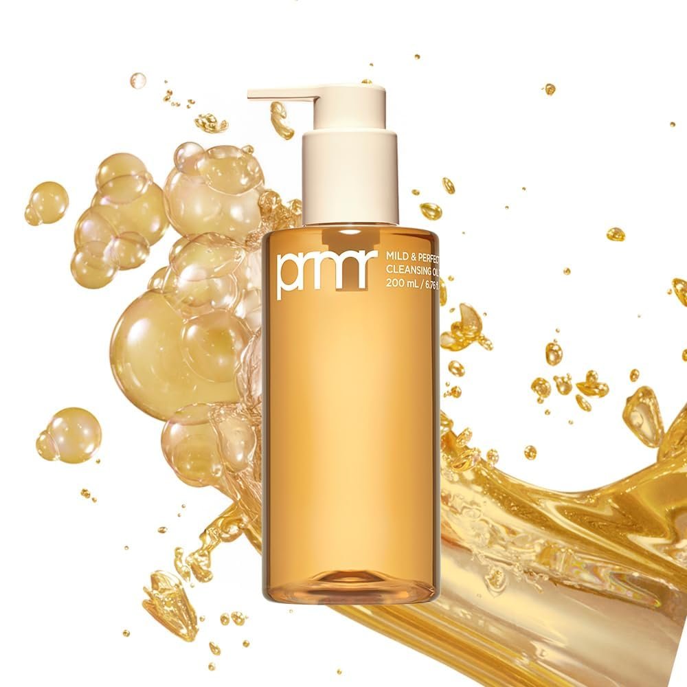 Primera PRMR Oil To Foam Reinigungsöl – Koreanisches Deep Cleansing Oil, Make-up Entferner, Mitesser & Porenreinigung, Hyaluronsäure, 200 ml (6,76 fl. oz)