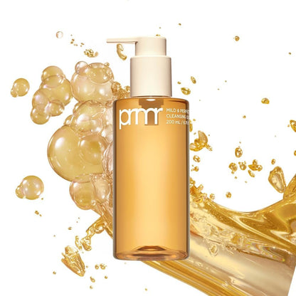 Primera PRMR Oil To Foam Reinigungsöl – Koreanisches Deep Cleansing Oil, Make-up Entferner, Mitesser & Porenreinigung, Hyaluronsäure, 200 ml (6,76 fl. oz)